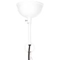 vidaXL Industriálna závesná lampa 25 W biela 40 cm okrúhla E27
