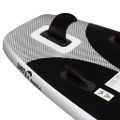 vidaXL Nafukovací Stand up paddleboard čierny 300x76x10 cm