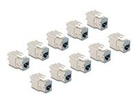 Keystone Modul RJ45 zásuvka do LSA Cat.6A tienený
