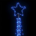 vidaXL LED vianočný stromček 495 LED modré 300,5 cm