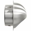 vidaXL Kryty vzduchových ventilátorov 2 ks Strieborná 100 mm