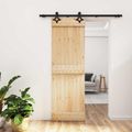 vidaXL Posuvné dvere 70 x 210 cm Masívne borovicové drevo (neupravené)