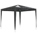 vidaXL Profesionálny párty stan 2,5x2,5 m, antracitový 90 g/m²