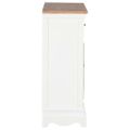 vidaXL Komoda biela 60x30x80 cm masívne drevo