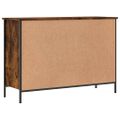 vidaXL Botník dymový dub 100x35x70 cm kompozitné drevo