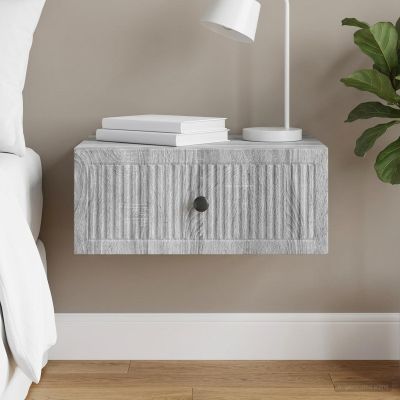 vidaXL Nočný stolík Sivá sonoma 49 x 34,5 x 20 cm Kompozitné drevo