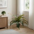 vidaXL Umelý papraďový stromček Zelená 58 x 13 x 60 cm Textília a PE
