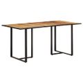vidaXL Jedálenský stôl 160 cm surové mangovníkové drevo