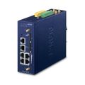 Planet dual 5G/LTE bezpečnostní brána, 2x WAN + 3x LAN, DI/DO, GPS, WiFi, DIN, IP30, -45/+75°C, dual 9-54VDC Bezpecnostní brána, 3x LAN, 1x LAN/WAN, 1x WAN, 5G NR, LTE, GPS, 2x SIM slot, Wi-Fi, DIN, IP30, -40 až +75°C, dual DC 9-54V