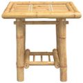 vidaXL Príručný stolík 45x45x45 cm bambus