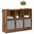 vidaXL Servírovacia skriňa Staré drevo 73,5 x 22,5 x 53,5 cm