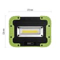 COB LED nabíjací pracovný reflektor P4533, 1000 lm, 4400 mAh
