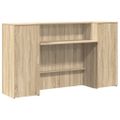 vidaXL Recepčný stôl dub sonoma 180x50x103,5 cm kompozitné drevo