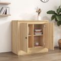 vidaXL Komoda dub sonoma 70x35,5x67,5 cm spracované drevo