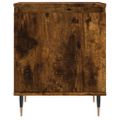vidaXL Nočné skrinky 2 ks dymový dub 40x30x50 cm kompozitné drevo