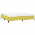 vidaXL Posteľ bez matraca zelená 200x200 cm látka