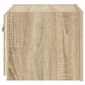 vidaXL TV nástenné skrinky s LED svetlami 2 ks dub sonoma 30,5x35x30cm