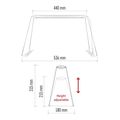LED GROW pestovateľská lampa na sadenice 15 W, časovač, biela