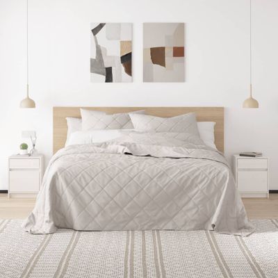 vidaXL Nočné stolíky 2 ks biele 40x31x50 cm borovicový masív