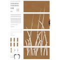 vidaXL Záhradná brána 85x175 cm, oceľ Corten, dizajn s trávou