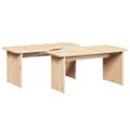 vidaXL Konferenčný stolík 2 ks Prírodná 100 x 69 x 35,5 cm