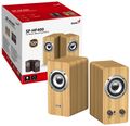 GENIUS repro SP-HF400 Pine Wood/ 2.0/ 10W/ drevené/ farba svetlé drevo Reproduktory, 2.0, 10W, 3,5mm jack, drevené, svetlé drevo