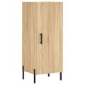 vidaXL Vysoká skrinka dub sonoma 34,5x34x180 cm spracované drevo