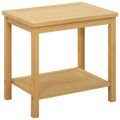 vidaXL Bočný stôl Prírodný olej 50 x 35 x 45 cm Pevné akáciové drevo