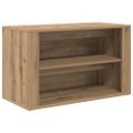 vidaXL Regál na topánky 75 x 35 x 45 cm Kompozitné drevo dub artisan