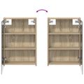 vidaXL Set kabinetov do kúpeľne 3 ks 106 x 16 x 62,5 cm