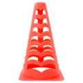 vidaXL Futbalové kužele 6 ks stohovateľné oranžové 13x13x22,5 cm