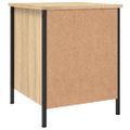 vidaXL Nočný stolík dub sonoma 40x42x50 cm kompozitné drevo