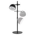 LED stolná lampa SOPHIE, dobíjacia, čierna