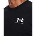 Mikina Rival Terry LC Crew Black - Under Armour, veľkosť XL, veľkosť oblečenia XL