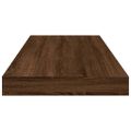 vidaXL Nástenné police 4 ks hnedý dub 60x10x1,5 cm kompozitné drevo