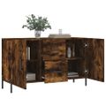 vidaXL Komoda, tmavý dub 100x36x60 cm, kompozitné drevo