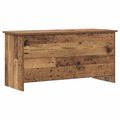vidaXL Úložná truhlica Staré drevo 100 x 40 x 50 cm Kompozitné drevo