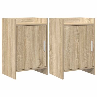 vidaXL Nočné stolíky 2 pcs Dub sonoma 40 x 30 x 60 cm Kompozitné drevo