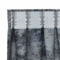 vidaXL Sametové závesy 2 ks Strieborná šedá 245 x 140 cm Zamat