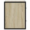 vidaXL Nástenné nočné stolíky 2 ks dub sonoma 40x31x39,5 cm