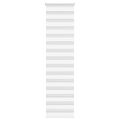 vidaXL Zebra roleta biela 65x200 cm šírka látky 60,9 cm polyester
