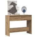 vidaXL Konzolový stolík dub artisan 100x35x76,5 cm kompozitné drevo