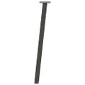 vidaXL Nohy ku konzolovému stolíku 4 ks, antracitové, 72 cm, oceľové