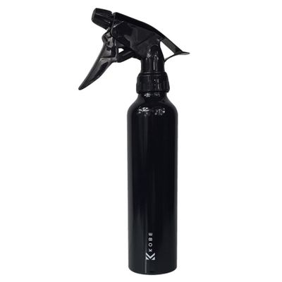 Čierna hliníkový rozprašovač na vodu KOBE 260 ml