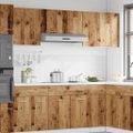 vidaXL Závesná skrinka “Lyon” Old Wood 30x31x60 cm Engineered Wood