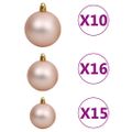 vidaXL Úzky vianočný stromček s 300 LED-i so stojanom Zelená 180 cm