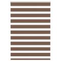 vidaXL Zebra roleta hnedá 95x150 cm šírka látky 90,9 cm polyester
