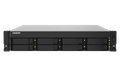 QNAP TS-832PXU-RP-4G (1,7GHz / 4GB RAM / 8x SATA / 2x 2,5GbE / 2x 10GbE SFP+ / 1x PCIe / 2x zdroj) Sítové úložište NAS, 8× 2,5/3,5" SATA III, quad-core 1,7GHz, 4GB DDR4, 2× 10GbE SFP+, 2× 2,5GbE LAN, 4× USB 3.0, 1× PCIe 2.0 x2,