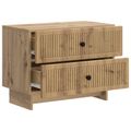vidaXL Nočný stolík Dub artisan 62 x 34,5 x 47,5 cm Kompozitné drevo
