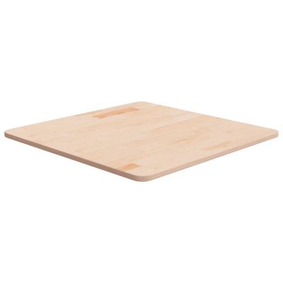 vidaXL Štvorcová stolová doska 60x60x1,5 cm neošetrený dubový masív